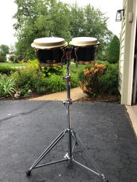 LP® Galaxy Bongos with LP® Stand