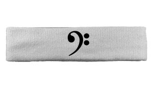 Headband with Bass Clef